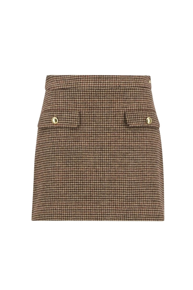 Sophia Mini Skirt - Multi Check