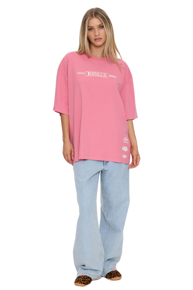 Speed Kills Oversized Tee - Gum