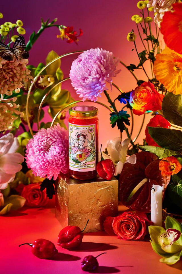 St. Valentine - Lavender & Rosemary Hot Honey