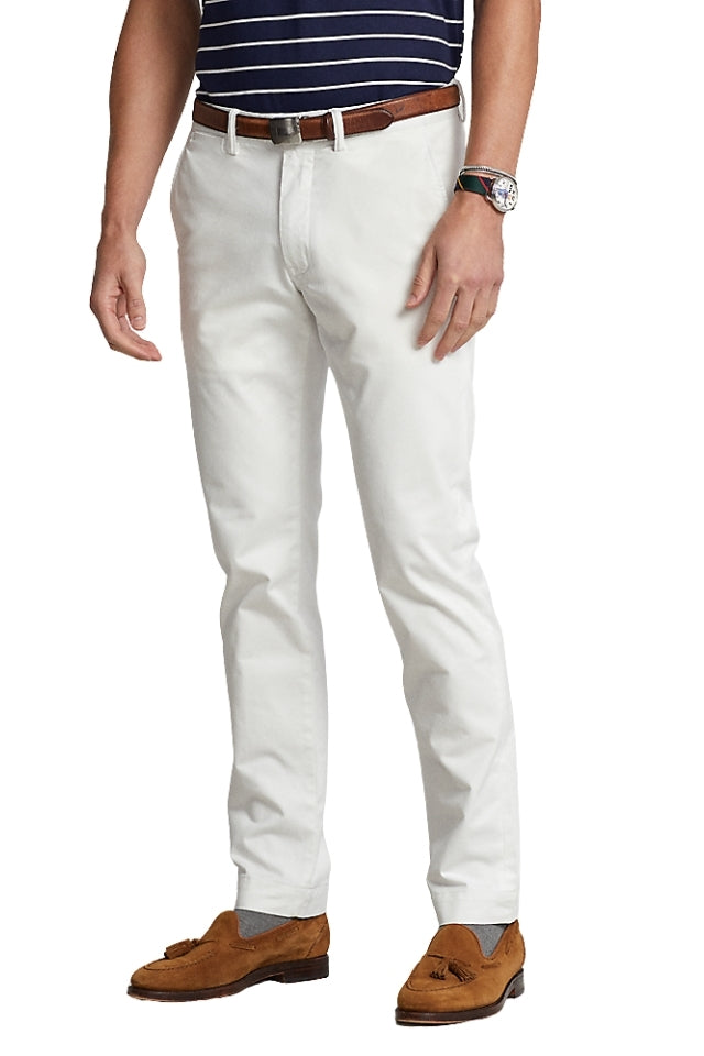 Stretch Slim Fit Washed Chino Pant