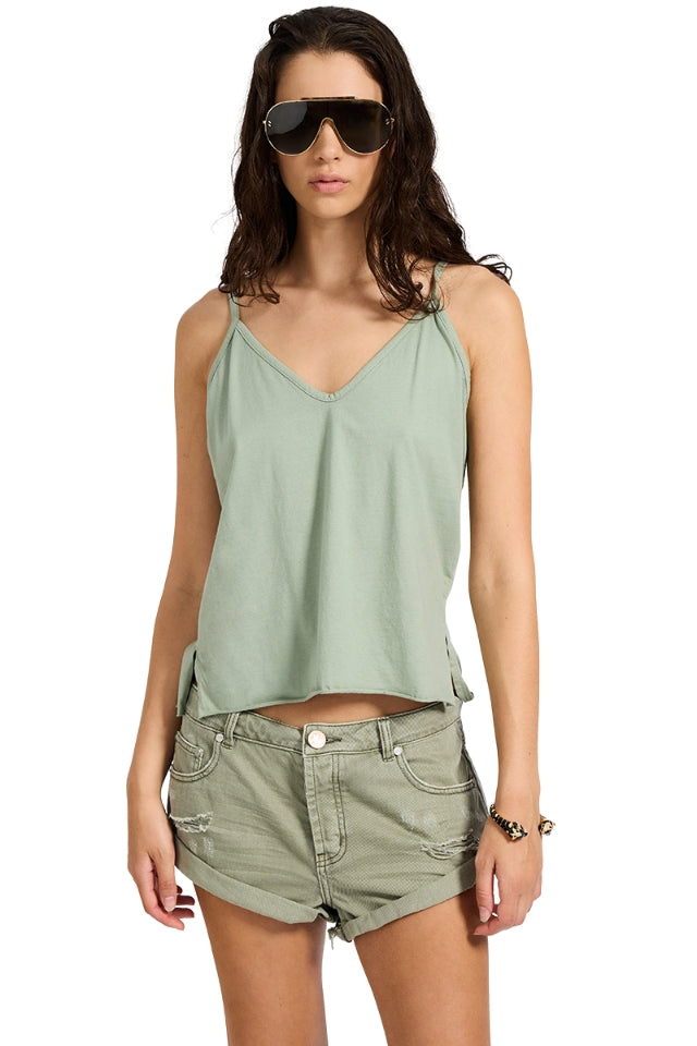 Super Khaki Bandit Low Waist Denim Short