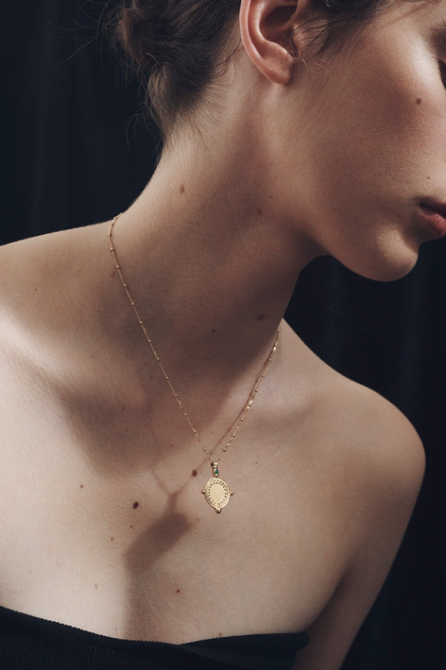 Sura Necklace - Emerald