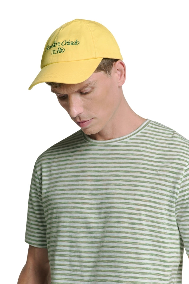 T-Shirt Crewneck Multi Coloured Melange Stripes