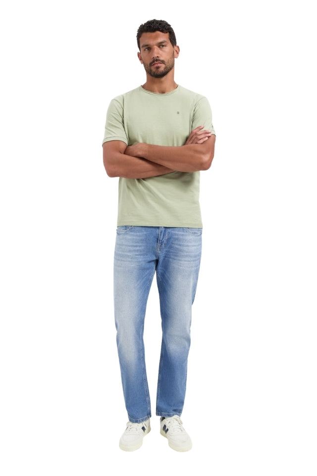 T-shirt Crewneck Slub - Light Moss
