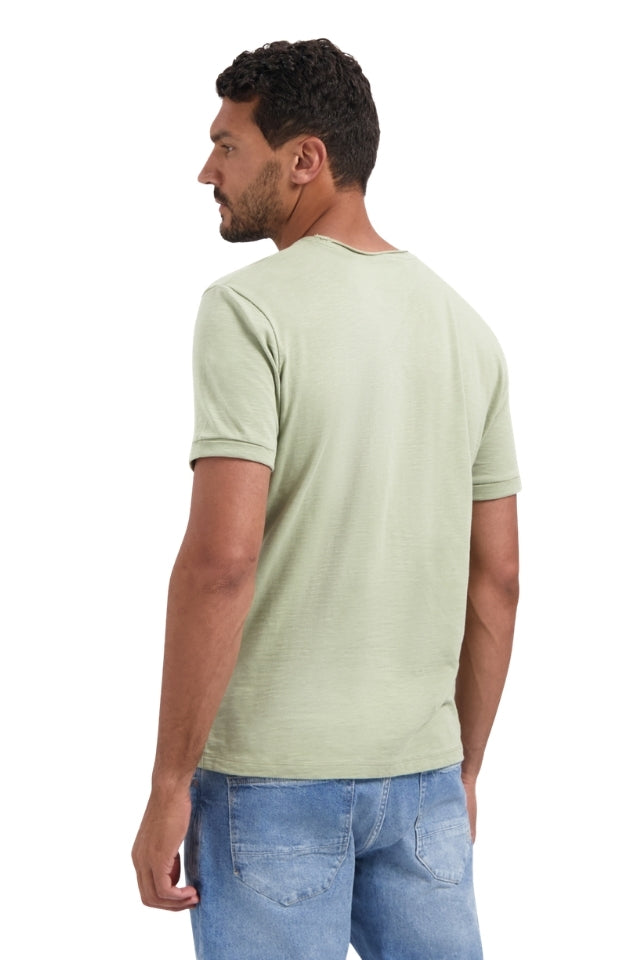 T-shirt Crewneck Slub - Light Moss