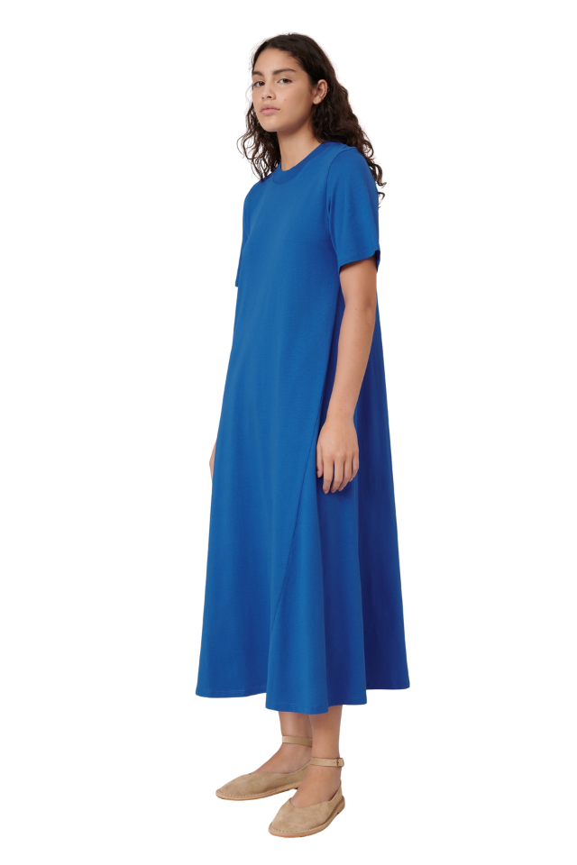 T-Shirt Swing Dress - Azure