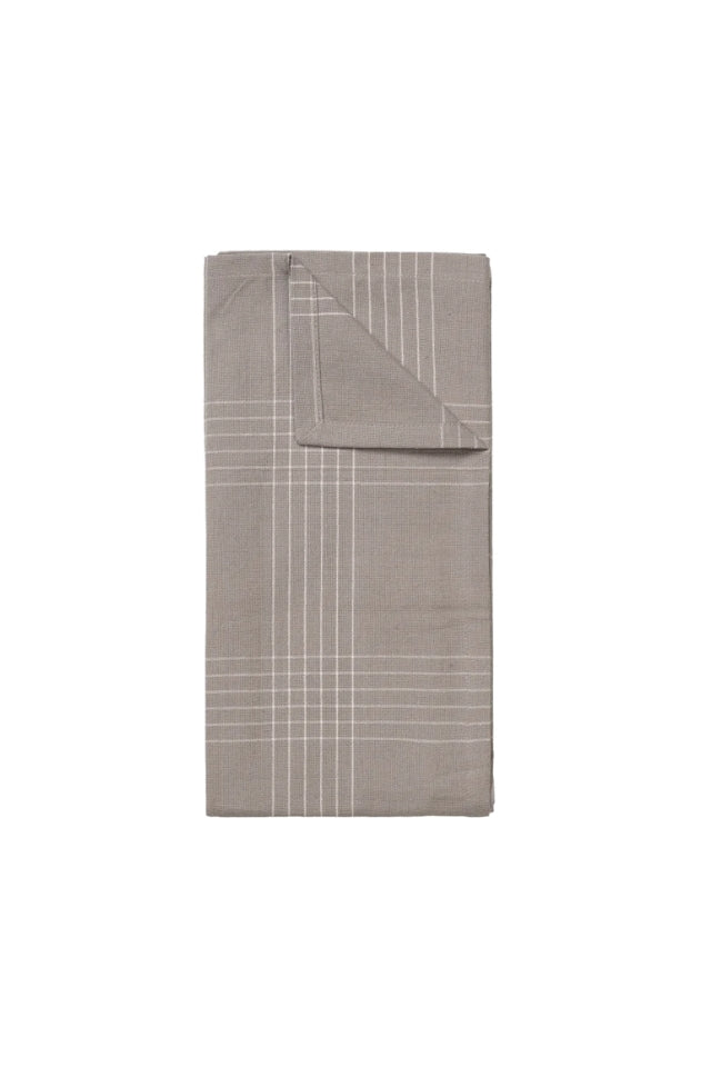 Teatowel Rud S/2 - Fungi Grey/Natural
