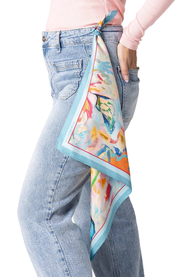 The DH X Carrie Broomhall Finn Petite Silk Scarf
