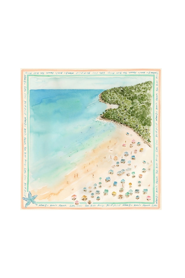 The DH x Cass Deller Noosa Silk Scarf