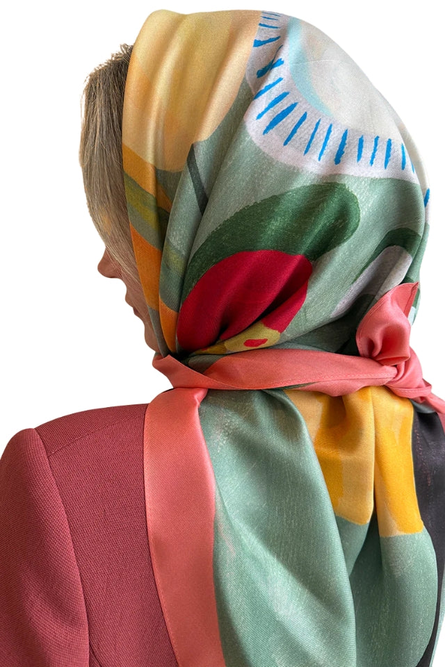 The Studio Bon x DH The Bonnie Silk Scarf