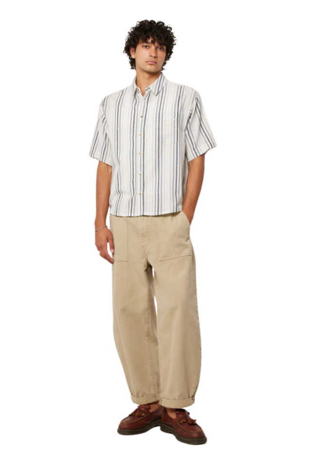 Tidal Waves Stripe Shirt - Titanium Stripe