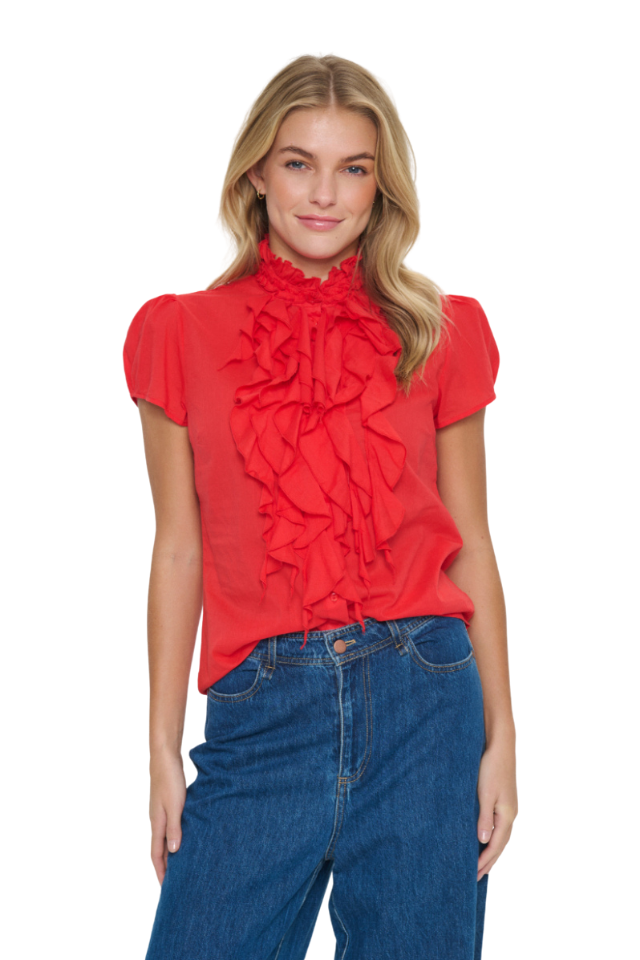 Tilli Shirt - Flame Scarlet