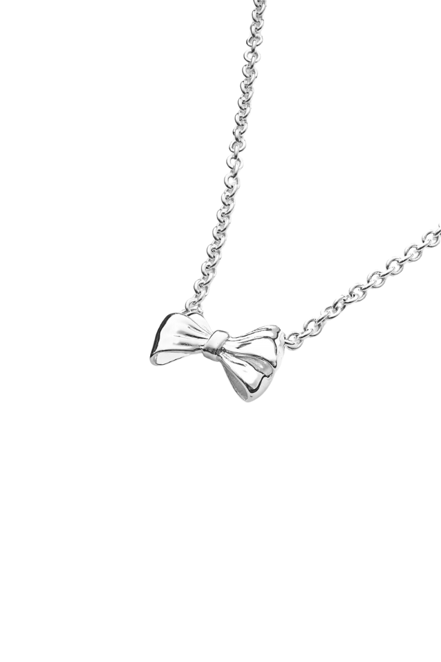 Twin Bow Necklace