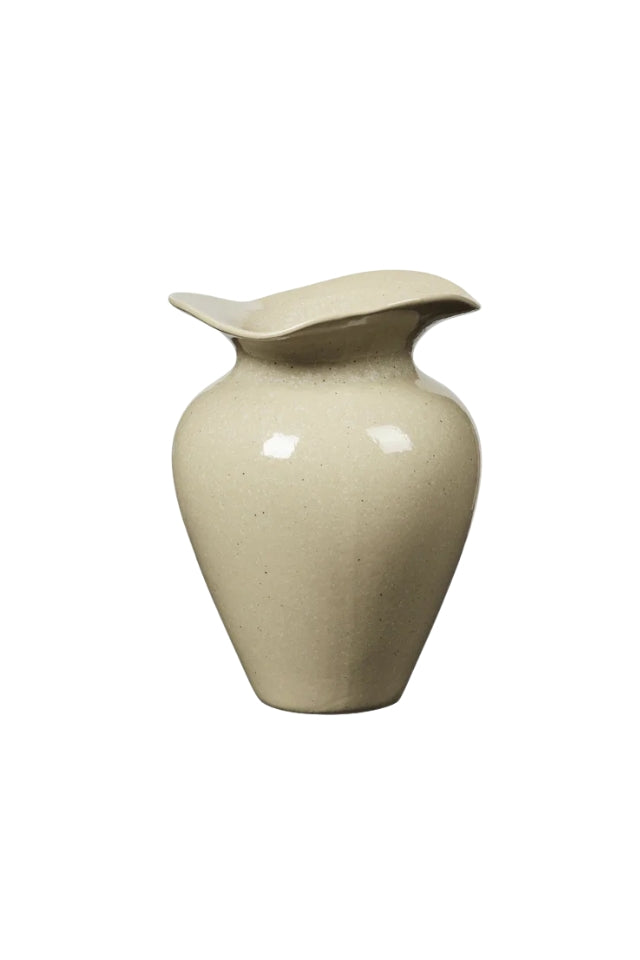 Vase Florentina - Glossy Beige