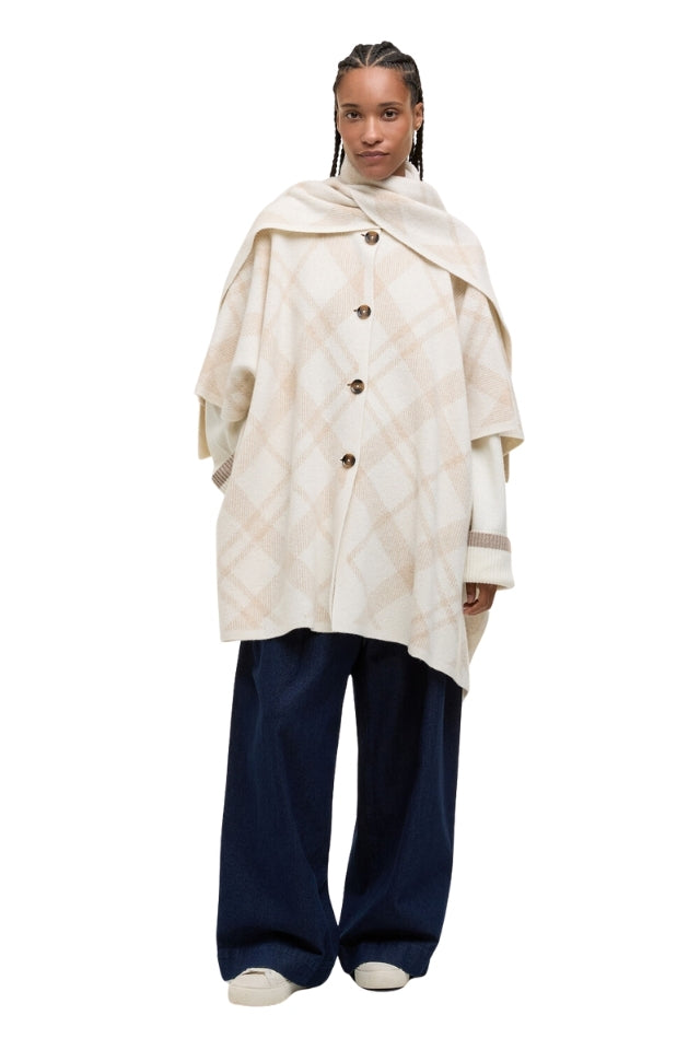 Vienna Knitted Cape - Multi