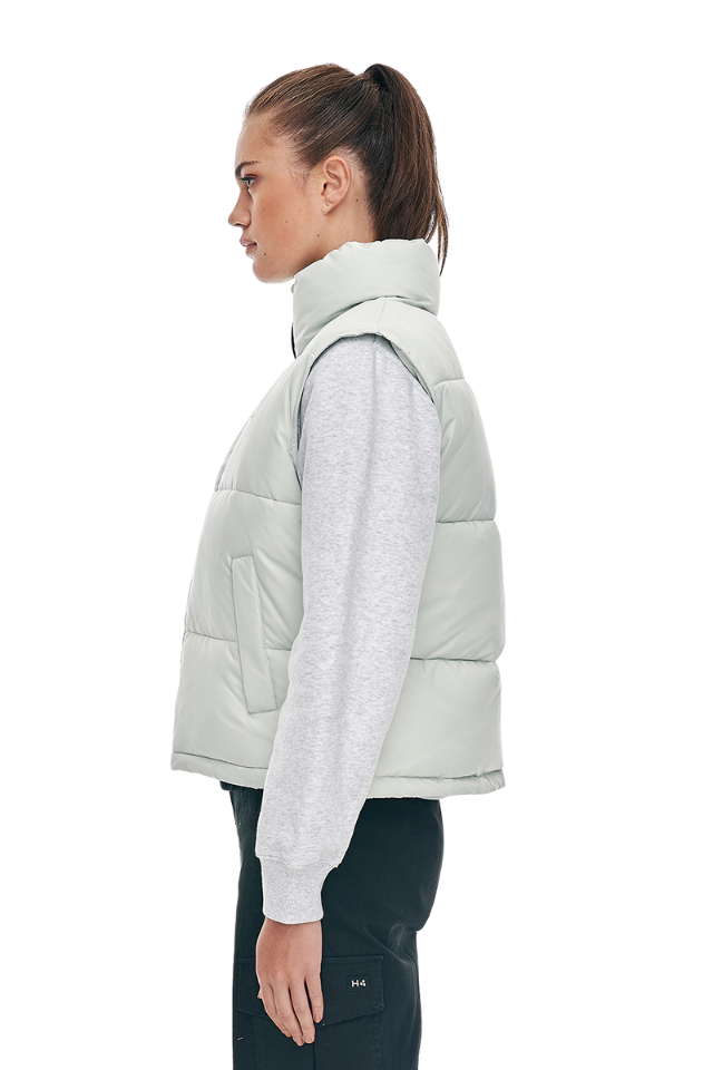Womens Box Puffer Vest