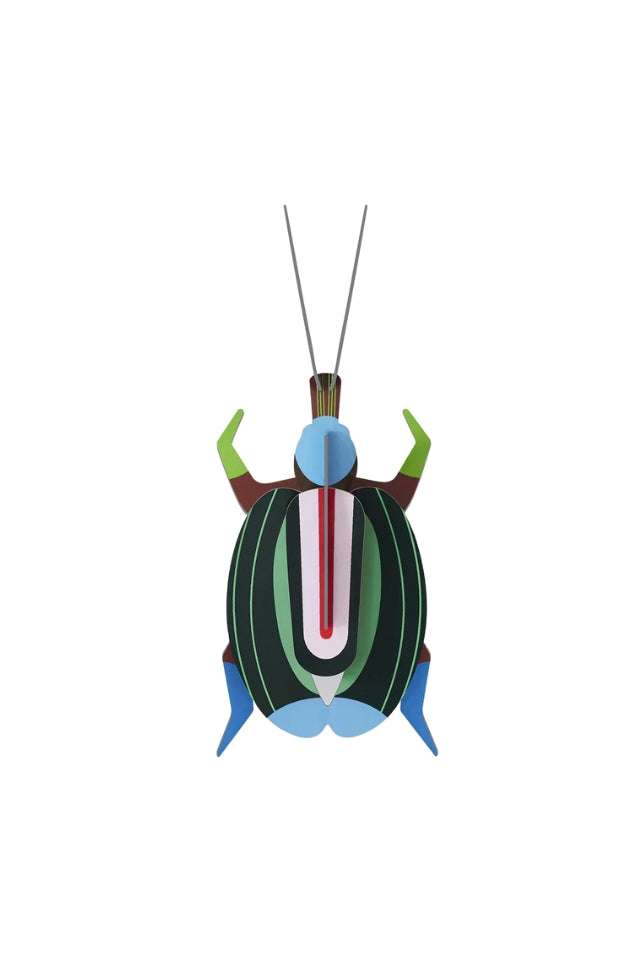 Wall Art Beetles - Green Fig Beetle