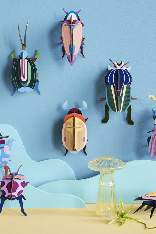 Wall Art Beetles - Green Fig Beetle