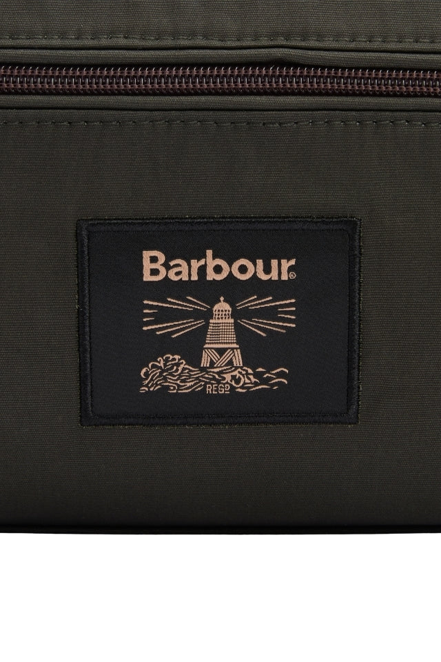 Wax Washbag - Olive/Beacon