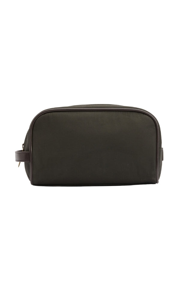 Wax Washbag - Olive/Beacon