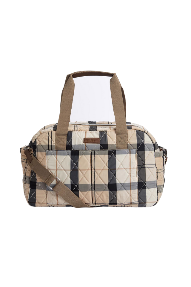 Wetherham Quilted Overnight Holdall Bag - Safari Tartan