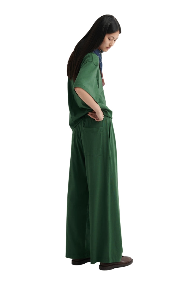 Wide Leg Pant - Forest