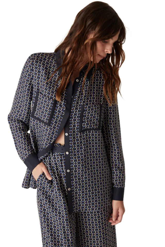 Willa Blouse - Chain Print