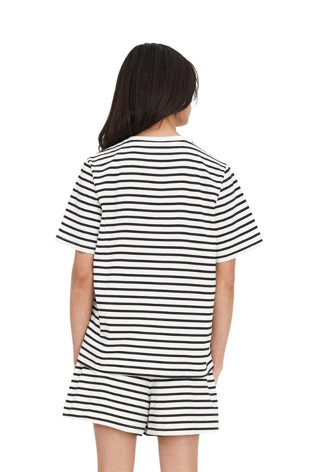 Wmns Oui Oui Classic Tee - Black/Chalk
