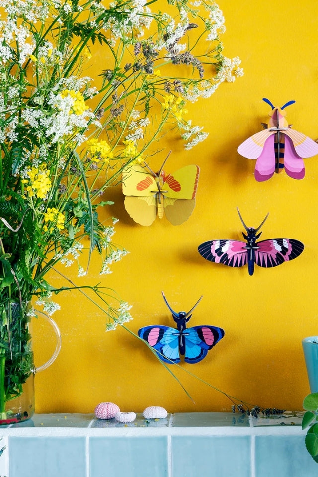 Wall Art Butterflies - Yellow Butterfly