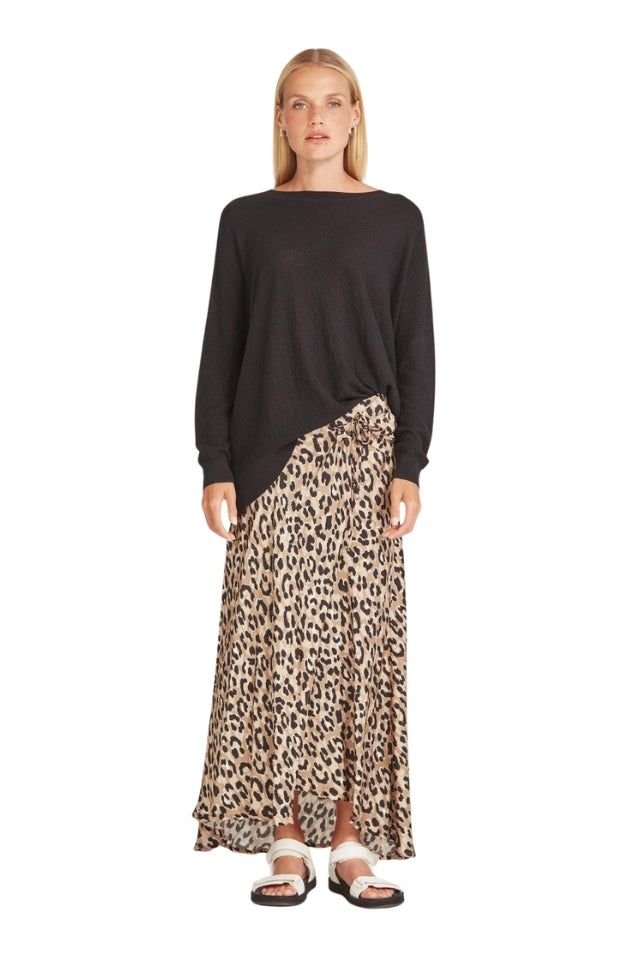 Zahara Print Skirt - Leopard Print