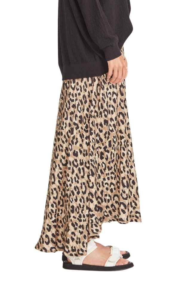 Zahara Print Skirt - Leopard Print