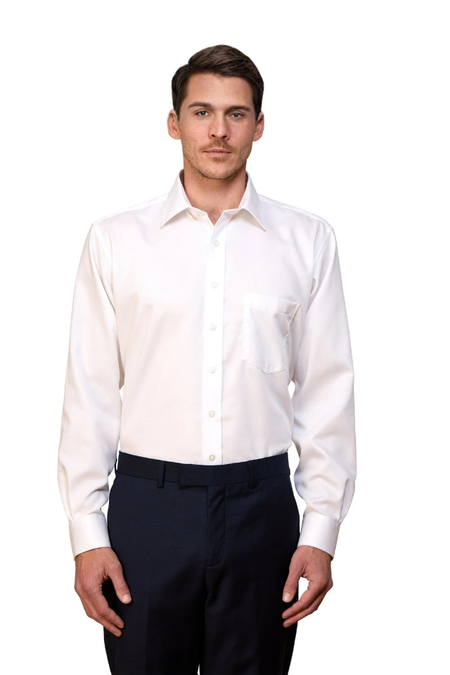 Antigua Dobby-Como Peak Shirt - White