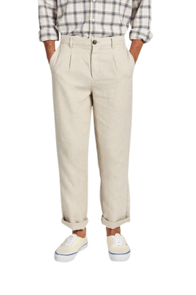 Dean Linen Chino - Oatmeal