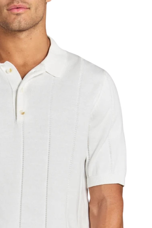 Joe SS Knit Shirt - Off White