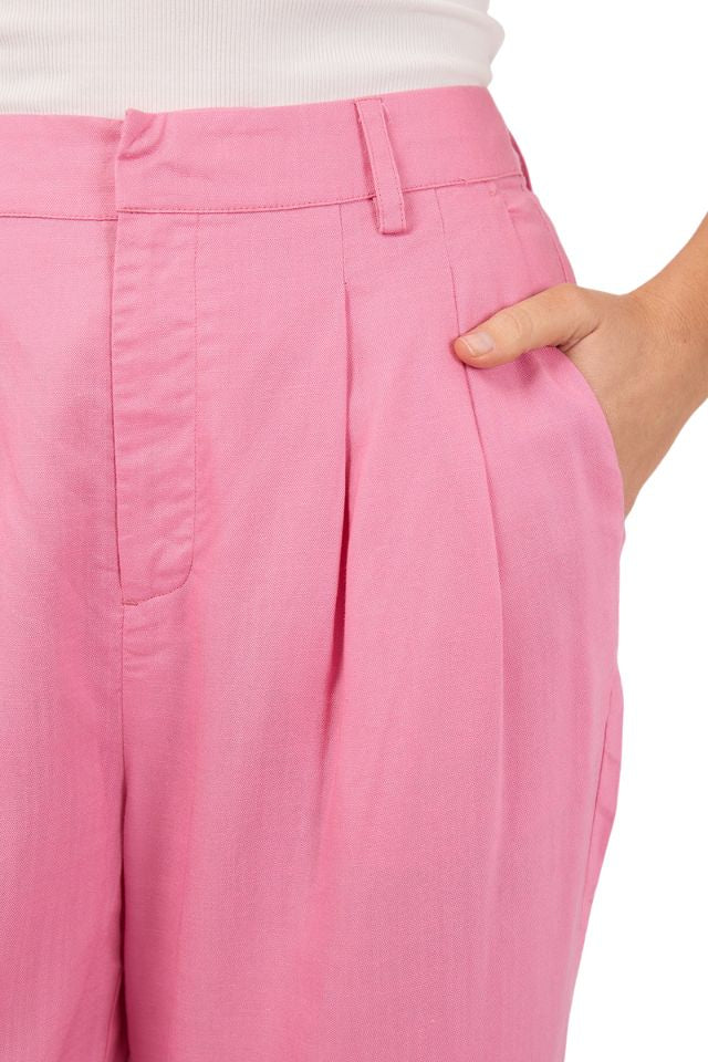 Fern Linen Pant - Orchid