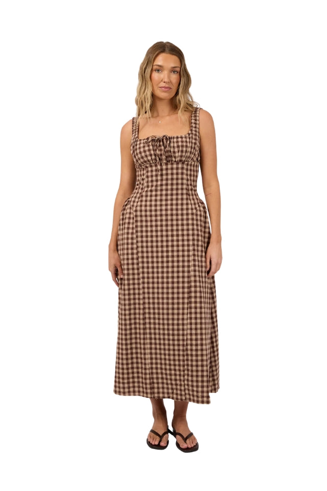 Wynn Maxi Dress - Brown