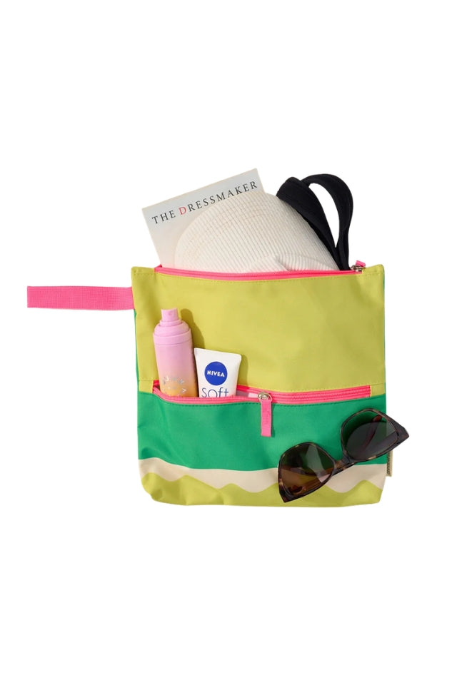Beach Wet Pouch - Riptide Green