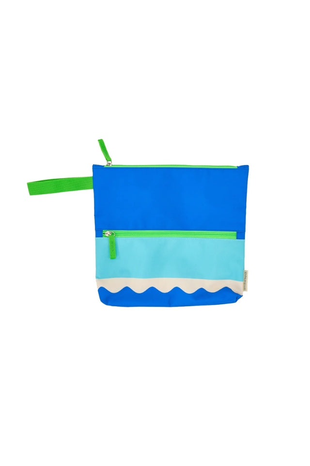 Beach Wet Pouch - Riptide Blue