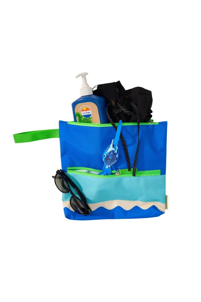Beach Wet Pouch - Riptide Blue