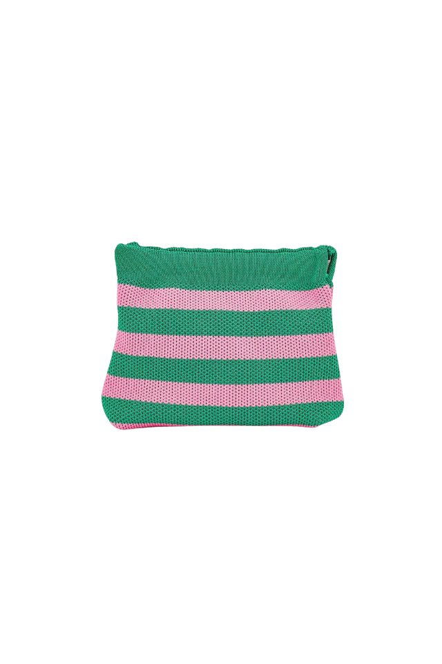 Dumpling Pouch - Pink/Green