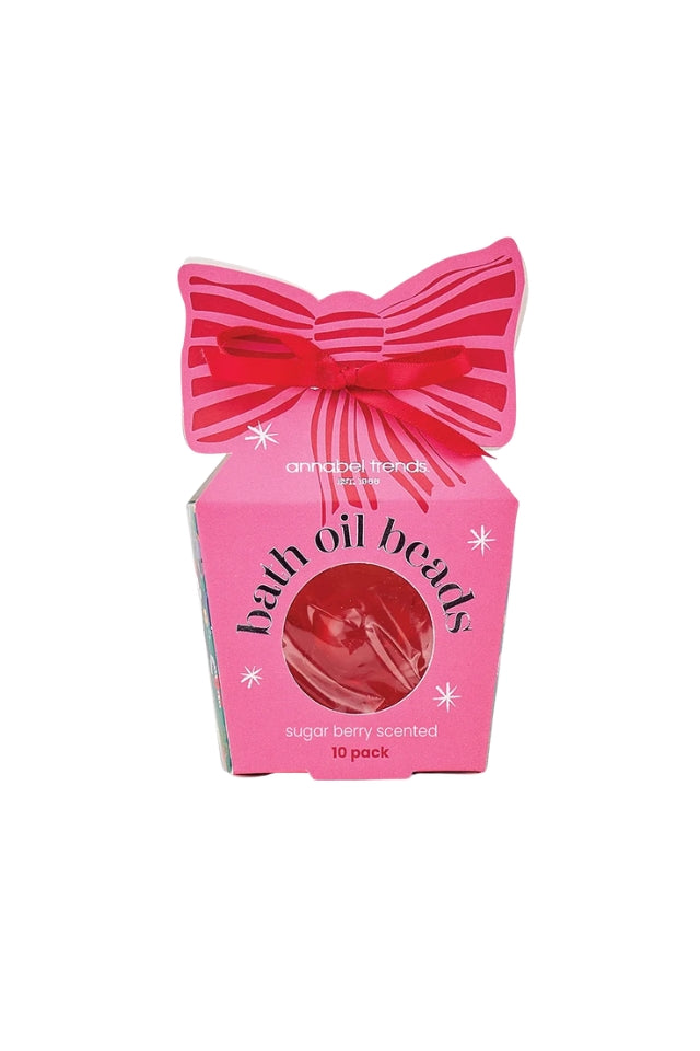 Christmas Bath Oil Beads - Festive Cherry