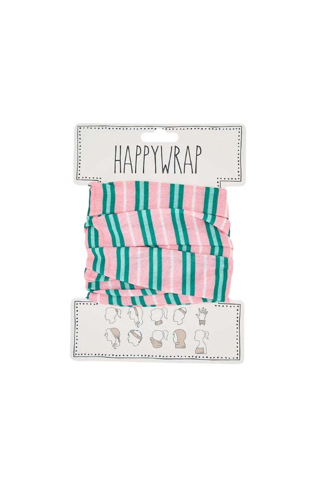 Happywrap - Pink Green Stripe