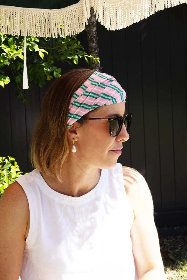 Happywrap - Pink Green Stripe