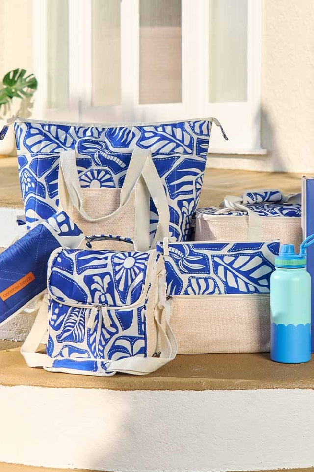 Picnic Cooler Box Bag - Blue Oasis