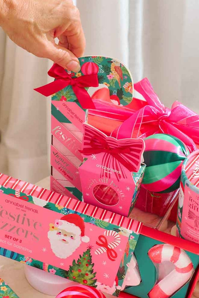 Christmas Shower Steamers - Festive Candy Cane