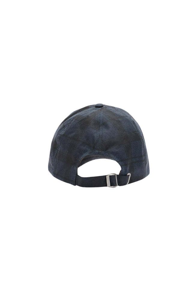 Ambleside Tartan Wax Cap - Navy Tartan