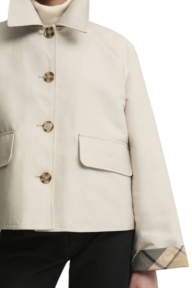 Delilah Checked Showerproof Jacket - Birchwood Dress