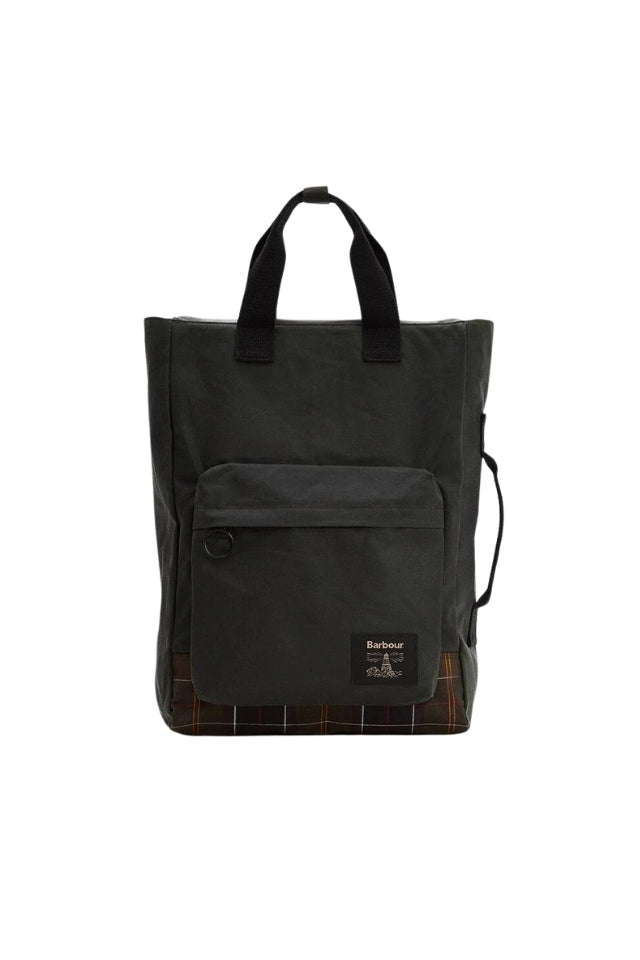 Field Tartan Wax Backpack - Dark Classic Tartan