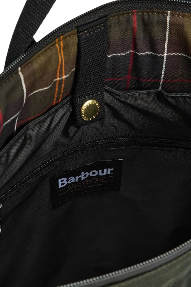 Field Tartan Wax Backpack - Dark Classic Tartan