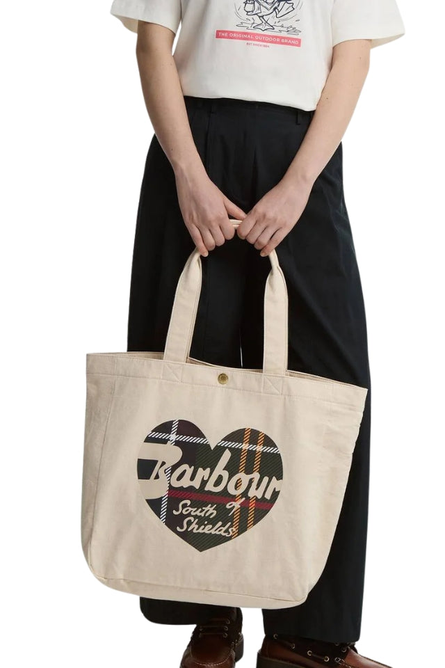 Heart Tote Bag - Ecru/Classic
